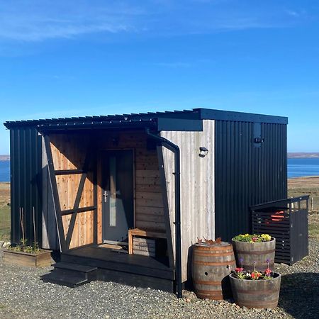 Unique Luxurious Cabin On Sea View Working Croft Garrabost Exterior photo